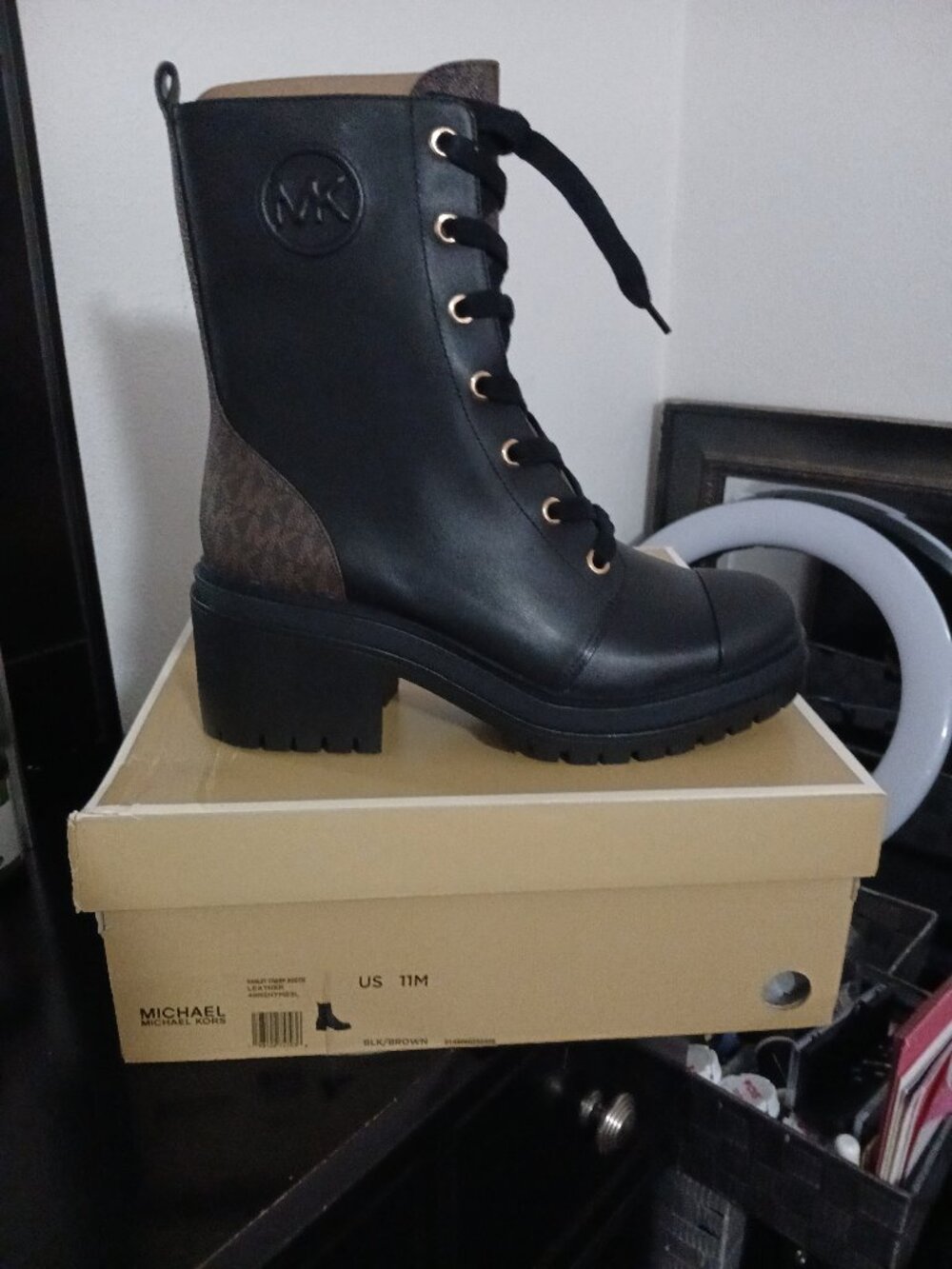 Micheal Kors Combat Boot